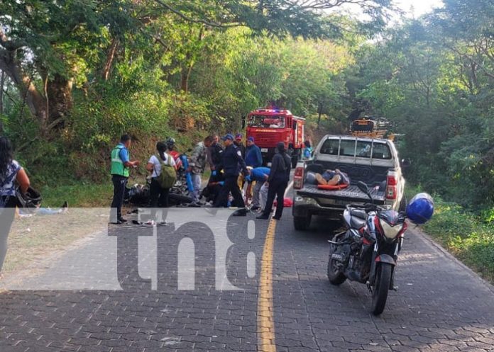 Foto: Mortal accidente en Telpaneca, Madriz / TN8