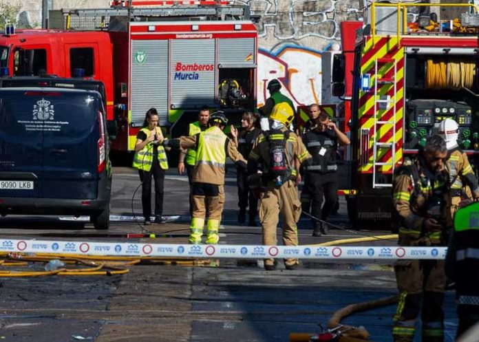 Foto: Incendio en discoteca de Murcia, España