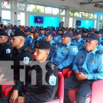 Secundaria en línea: Bachillerato efectivo para oficiales en Nicaragua Foto: Bachillerato de estudiantes de secundaria en línea con oficiales policiales en Nicaragua / TN8