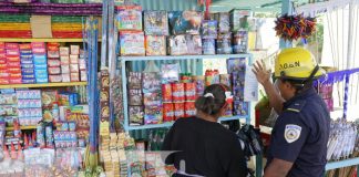 Foto: Puesto de pólvora en El Dorado, Managua / TN8