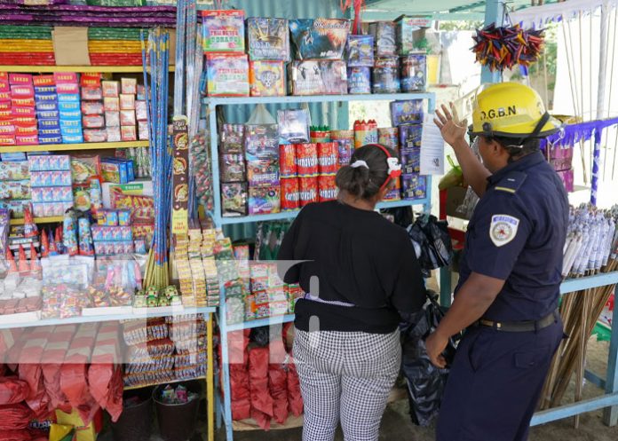 Foto: Puesto de pólvora en El Dorado, Managua / TN8