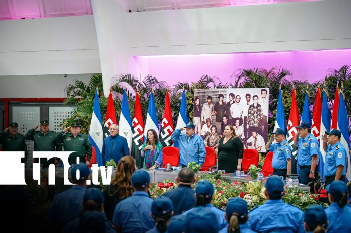 Foto: Presidenta Daniel Ortega, en acto del Ministerio del Interior / TN8