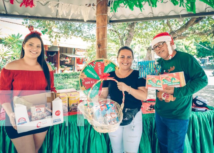 Foto: Ruleta Navideña de Crónica TN8 en Ticuantepe / TN8