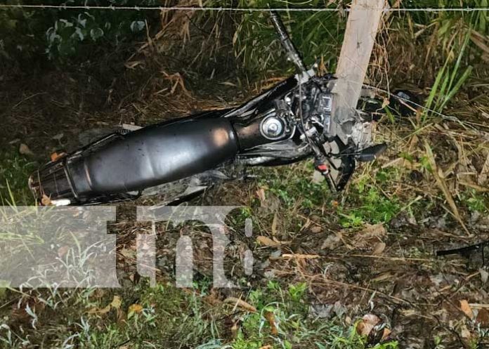 Foto: Muerte trágica de un motociclista en Matiguás / TN8