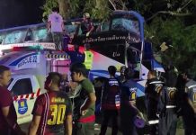 En Tailandia, accidente de autobús deja 14 muertos y 35 heridos