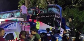 En Tailandia, accidente de autobús deja 14 muertos y 35 heridos
