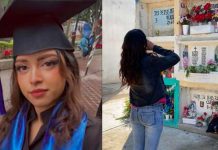 Corazón agradecido: Llega al cementerio para decir a su abuelito «Ya me gradué» Protagonista de conmovedora historia en un cementerio