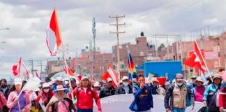 Foto: Manifestaciones programadas por Juliaca /cortesía