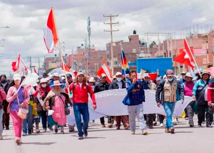 Foto: Manifestaciones programadas por Juliaca /cortesía