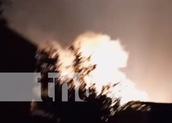 Foto: Alarma en Matagalpa por una fuerte explosión, seguido de un incendio