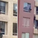 ¡Está grave! Hombre, evitaba que una joven saltará de un edificio y terminó cayendo Hombre evitaba que una joven saltará de un edificio y terminó cayendo