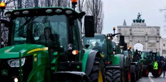 Foto: Agricultores se toman las calles en Alemania /cortesía