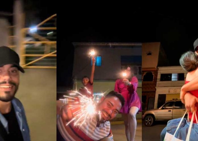 Foto: El motivo regreso del joven al pueblito /cortesía