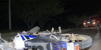 Accidente deja a motociclista severamente lesionado en La Libertad, Chontales