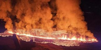 Foto:Erupción de Magma obliga a evacuación en Grindavik /Cortesía