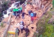 Emergencia tras trágico deslizamiento de rocas en Perú Foto: Emergencia tras trágico deslizamiento de rocas en Perú /cortesía