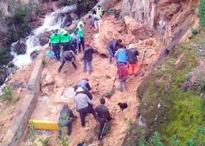 Foto: Emergencia tras trágico deslizamiento de rocas en Perú /cortesía