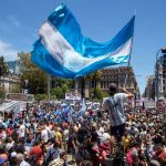 Argentina: ‘¡No al ajuste y a la pérdida de derechos sociales!’ Foto: Jornada de protestas en Argentina /cortesía