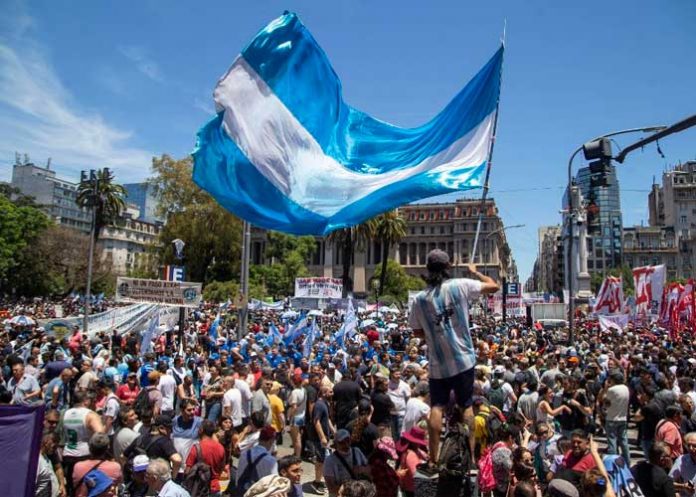 Foto: Jornada de protestas en Argentina /cortesía