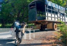 ¡Quedó sin dientes! Chavalo se estrella contra un camión en carretera a Tipitapa Chavalo de 26 años se estrella contra un camión en carretera a Tipitapa