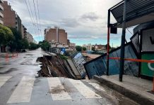 Foto: Tormenta en Argentina /cortesía