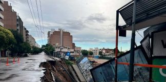 Foto: Tormenta en Argentina /cortesía