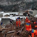 Devastador deslizamiento de tierra en China deja 2 muertos Foto: Tragedia en China /cortesía