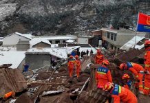 Devastador deslizamiento de tierra en China deja 2 muertos Foto: Tragedia en China /cortesía