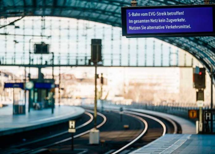 Foto: Confrontación laboral en Alemania /cortesía