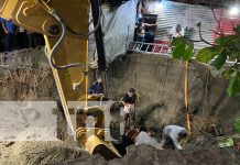 Joven rescatado tras quedar soterrado en pozo artesanal en Corinto, Chinandega Joven rescatado vivo tras quedar soterrado en pozo artesanal en Corinto, Chinandega