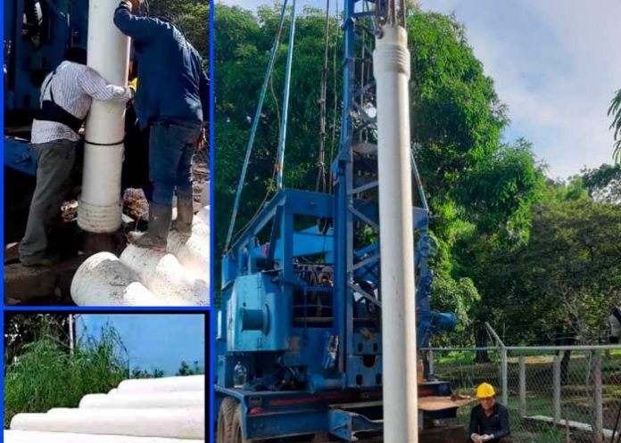 Foto: Ya esta finalizada la construcción de un pozo en Managua /Cortesía