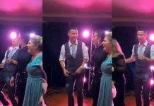 Georgina Rodríguez regaña a Cristiano Ronaldo en plena fiesta