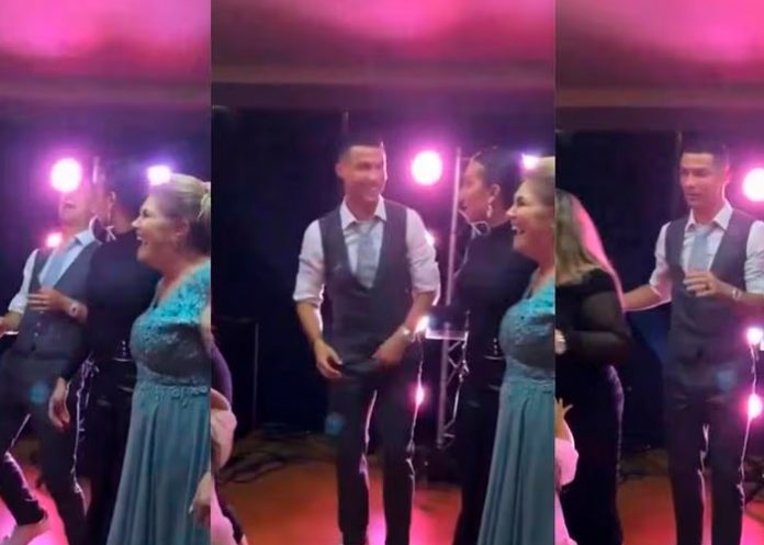 1 Georgina Rodríguez regaña a Cristiano Ronaldo en plena fiesta
