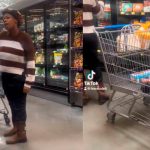 Temblaba de frío: Una madre lleva a su hijo desnudo al super (Video)