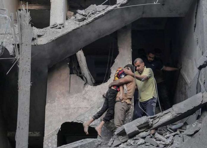Foto: Gaza bajo ataque /cortesía