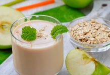 Dile adiós a la hinchazón con esta «poderosa» bebida de avena y manzana Foto: El licuado que te ayudará con la hinchazón /cortesía