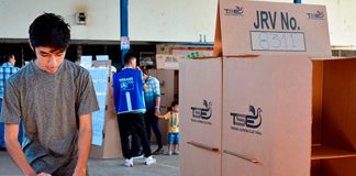 Foto: Simulacro electoral en El Salvador /cortesía