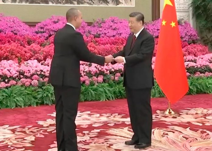 1 Foto: Nicaragua presenta cartas credenciales ante el presidente de la República Popular China/Cortesía