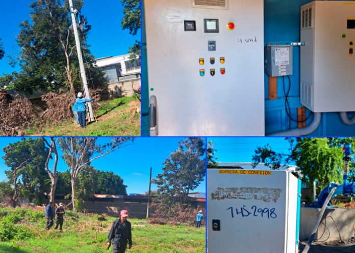 Foto: Instalación de un nuevo pozo en el Barrio Rigoberto López Pérez en Managua/Cortesía