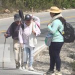 Foto: Cientos de fieles caminan hacia el Sauce para cumplir promesas al Señor de Esquipulas/TN8