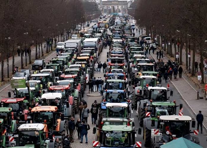 Foto: Capital de Alemania bloqueada tras masivas protestas /cortesía