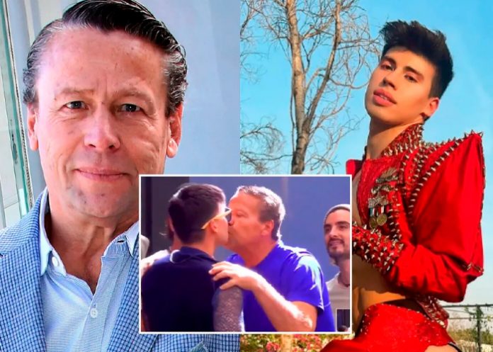 2 Alfredo Adame besa en la boca a La Divaza