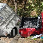 Conductores vivos de milagro al precipitarte a un guindo en Santo Tomás, Chontales