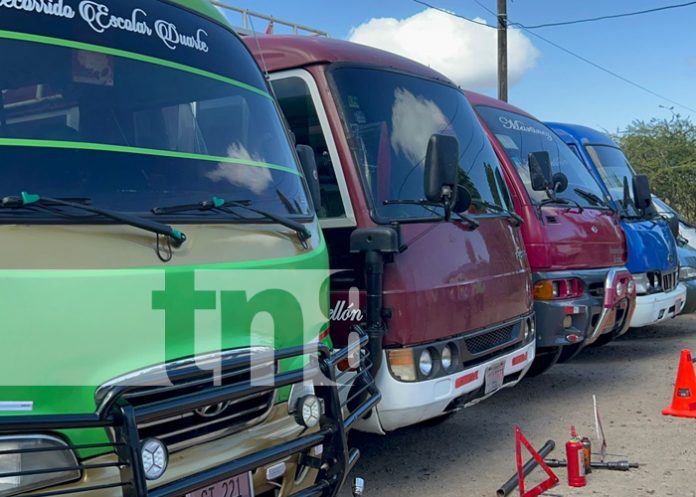 Autoridades de Chontales fortalecen medidas de seguridad en transporte escolar
