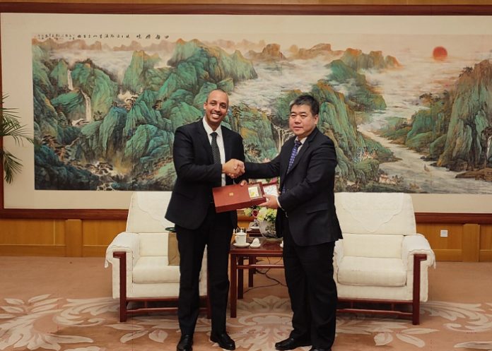 Misión diplomática de Nicaragua en China visita la iniciativa 