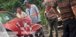 Foto: Choque frontal deja un lesionado grave en Villa Sandino, Chontales / TN8