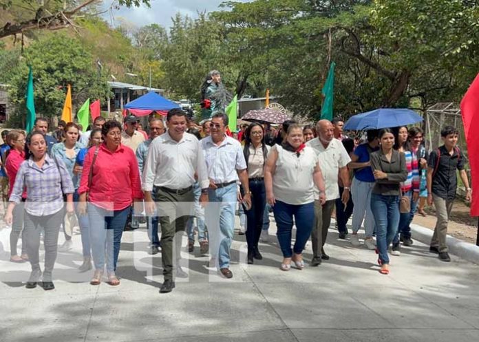 Foto: Inauguran calles de concreto hidráulico que llegan hasta la universidad UNI, Juigalpa / TN8