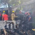 Incendio en una bodega de leña deja cuantiosas pérdidas económicas en Chinandega Foto: Incendio en una bodega de leña deja cuantiosas pérdidas económicas en Chinandega/TN8