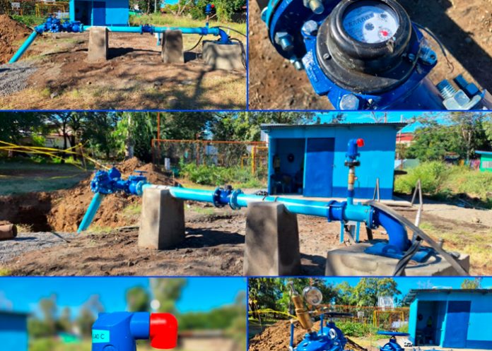 4 Foto: Instalación de un nuevo pozo en el Barrio Rigoberto López Pérez en Managua/Cortesía