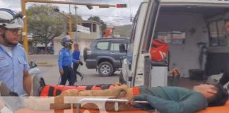 Trabajador de delivery es hospitalizado tras fuerte colisión en Estelí